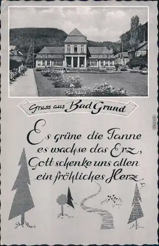 Ansichtskarte Bad Grund (Harz) Kurhaus 1967