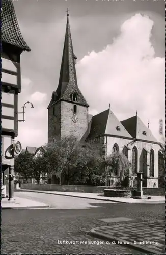 Ansichtskarte Melsungen Stadtkirche 1956
