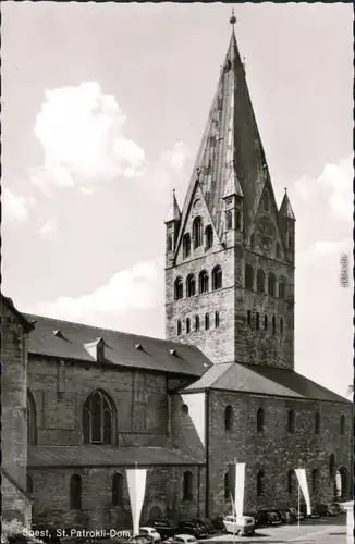 Ansichtskarte Soest Partie am St. Patrokli Dom 1964 