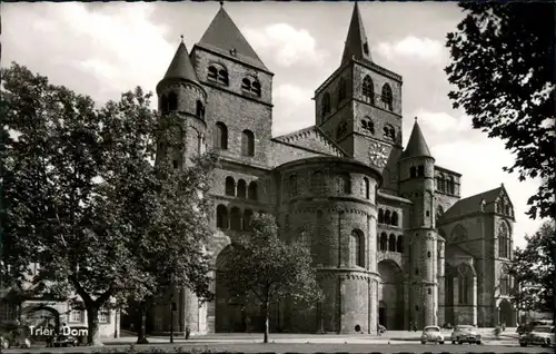 Ansichtskarte Trier Partie am Dom - Autos 1969 