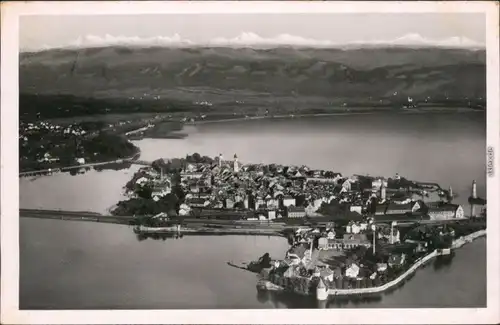 Ansichtskarte Lindau (Bodensee) Luftbild 1954 