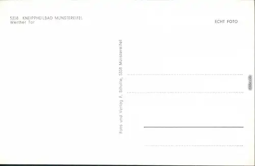 Ansichtskarte Münstereifel Werther Tor 1965