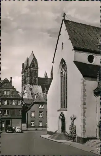 Ansichtskarte Limburg (Lahn) Dom und Stadtkirche 1963