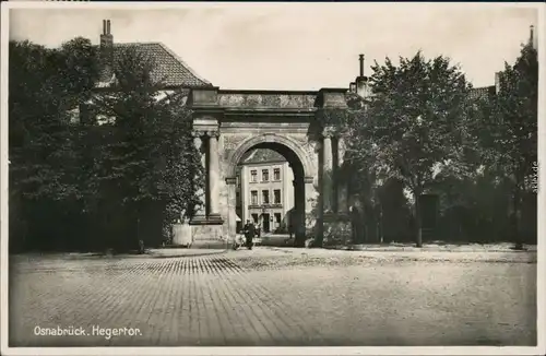 Ansichtskarte Osnabrück Waterloo-Tor / Heger Tor 1931