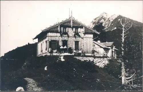 Ansichtskarte Schwangau (Tegelberg/Branderschrofen) Baude in den Bergen 1913