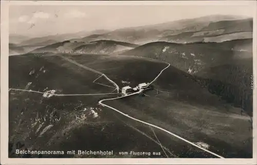 Ansichtskarte Aitern Luftbild - Blechen mit Hotel 1927