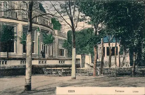 Ansichtskarte Essen (Ruhr) Terrasse - Parkrestaurant 1905 