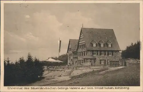 Ansichtskarte Dahle-Altena Kohlberghaus 1921
