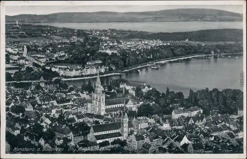 Ansichtskarte Konstanz Luftbild 1938