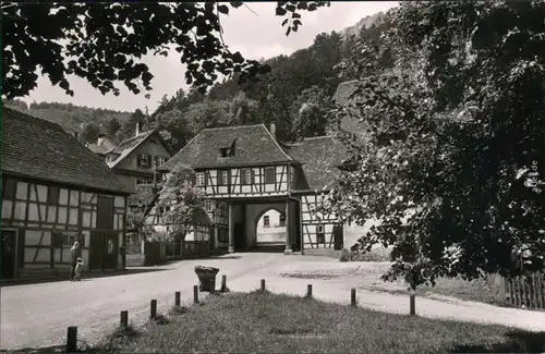 Ansichtskarte Blaubeuren Klostereingang 1965