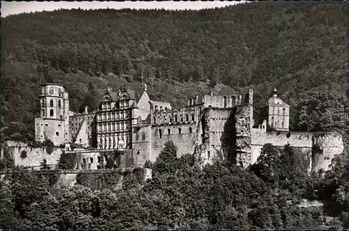 Ansichtskarte Heidelberg Schloss 1964