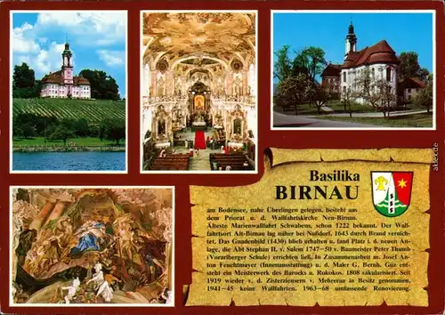 Birnau-Uhldingen-Mühlhofen Wallfahrtskirche Birnau/Basilika 1995