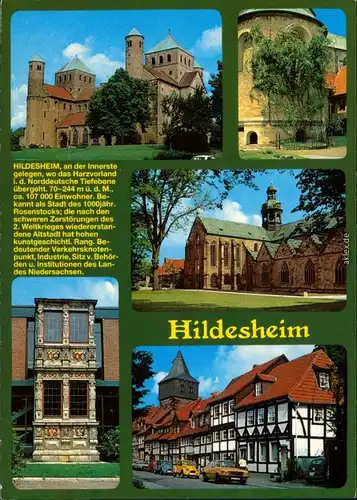 Hildesheim Michaeliskirche, Tausendjähriger  Renaissance-Erker  1995