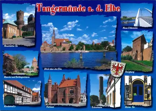 Tangermünde Neustädter Tor, Elbe, Elbbrücke, Kanzlei, 2000