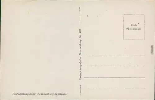 Ansichtskarte Brannenburg Posterholungheim - Brannenburg-Speisesaal 1928