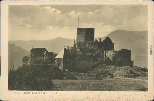 Ansichtskarte Thallichtenberg Burg Lichtenberg (Kusel) 1922