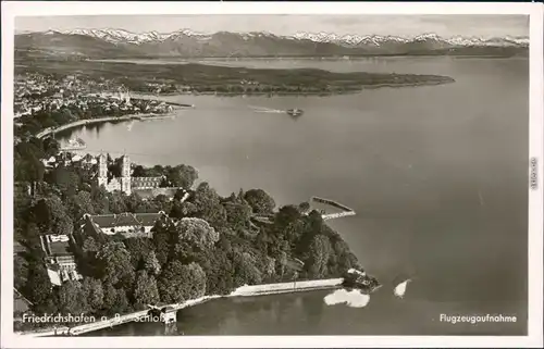 Ansichtskarte Friedrichshafen Luftbild 1934