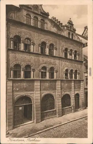 Ansichtskarte Konstanz Partie am Rathaus 1928 