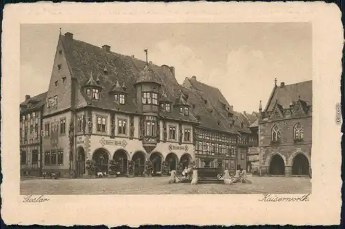 Ansichtskarte Goslar Hotel Kaiser-Worth / Kaiserworth 1929