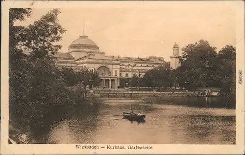 Ansichtskarte Wiesbaden Kurhaus 1913