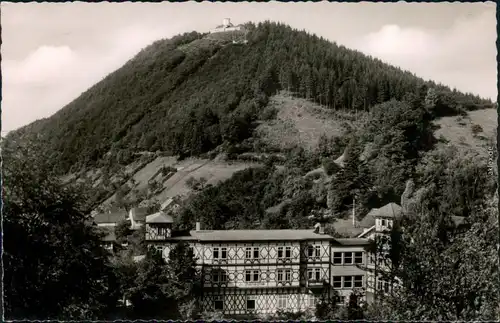 Ansichtskarte Bad Lauterberg im Harz St. Benno Stift und Hausberg 1962