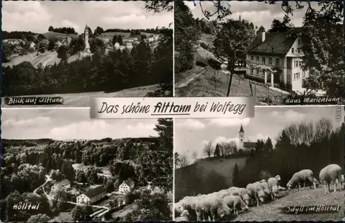 Alttan Panorama-Ansicht, Haus Marientann, Hölltal, Idyll im Hölltal 1968