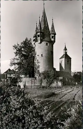 Ansichtskarte Lindau (Bodensee) 5-knöpfiger Diebsturm 1960