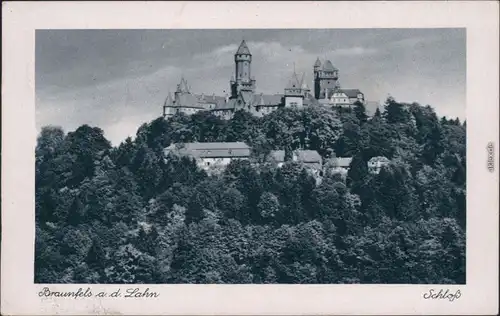 Ansichtskarte Braunfels (Lahn) Schloss 1944