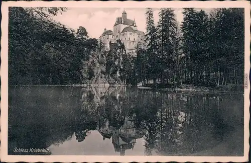 Ansichtskarte Schloss Kriebstein 1940