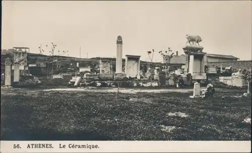 Kerameikos-Athen Αθήνα Le Céramique/Kerameikos - Gräber 1918