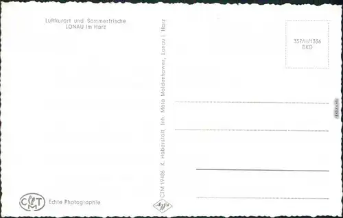 Ansichtskarte Lonau-Herzberg (Harz) Panorama-Ansicht 1968