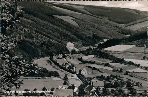 Ansichtskarte Albaum Panorama-Ansicht 1955