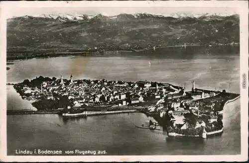Ansichtskarte Lindau (Bodensee) Luftbild 1939