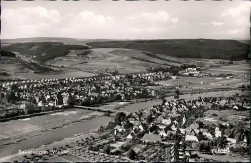 Ansichtskarte Beverungen Luftbild 1967 