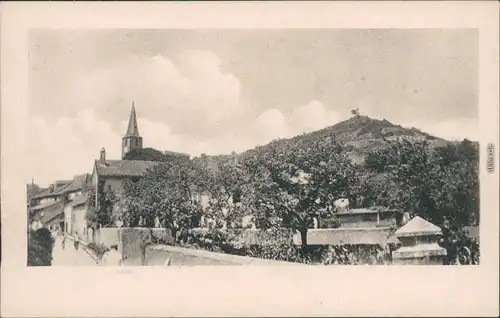 Ansichtskarte Waville Panorama-Ansicht mit Kirche 1914