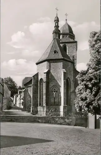 Ansichtskarte Naumburg (Hessen) Kath. Kirche 1967