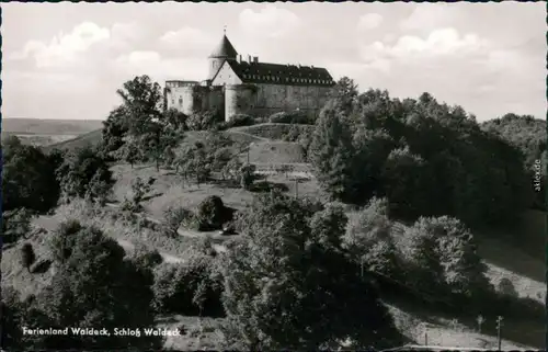 Ansichtskarte Waldeck (am Edersee) Schloss Waldeck 1960