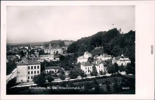 Ansichtskarte Amstetten Villenviertel 1956