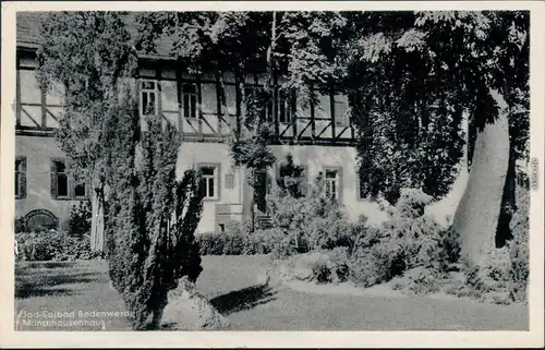 Ansichtskarte Bodenwerder Münchhausen-Haus 1960