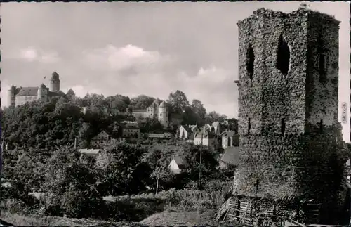 Ansichtskarte Montabaur Schloss mit Wolfsturm 1957