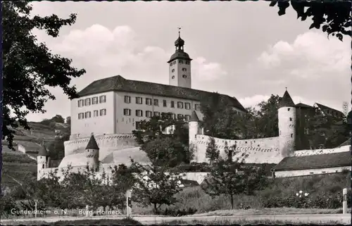 Ansichtskarte Gundelsheim (Württemberg) Burg/Schloss Horneck (Hornegg) 1960