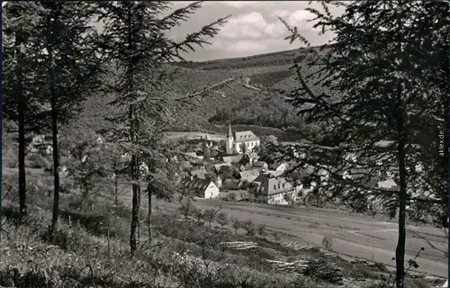 Ansichtskarte Burbach (Siegerland) Panorama-Ansicht 1962