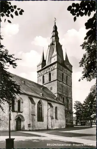 Ansichtskarte Brilon (Sauerland) Probsteikirche 1960