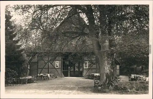 Ansichtskarte Klingberg am See Partie an der Waldschänke 1932 