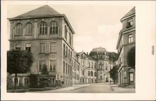 Ansichtskarte Sonneberg Straßenpartie Spielzeugmuseum 1953 