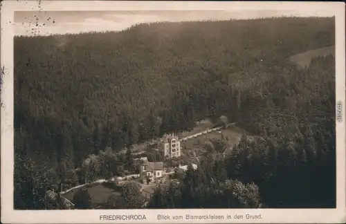 Ansichtskarte Friedrichroda Panorama-Ansicht 1914