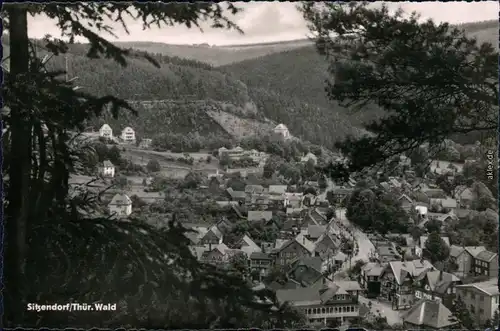 Ansichtskarte Sitzendorf Panorama-Ansicht 1962