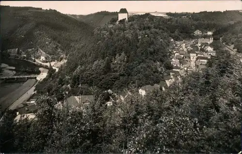 Ansichtskarte Ziegenrück/Saale Panorama-Ansicht 1964