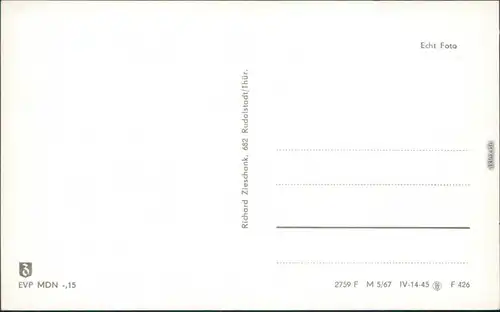 Finsterbergen-Friedrichroda Panorama-Ansicht, Schwimmbad, Puschkinpark   1967