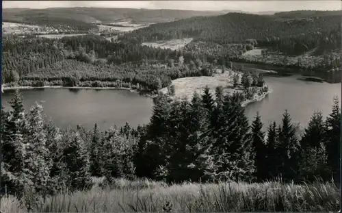 Ansichtskarte Saalburg-Ebersdorf (Saale) Bleilochtalsperre 1966